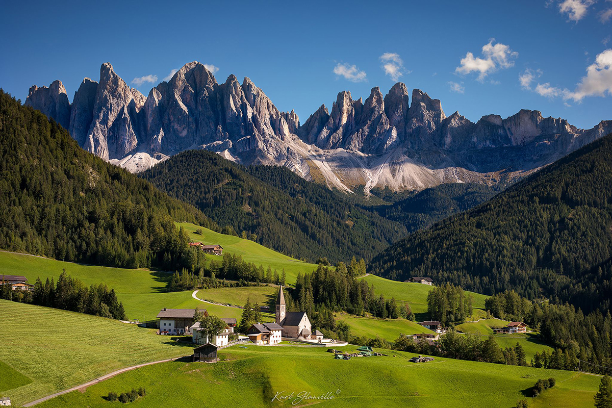 2026多洛米蒂推薦景點：富內斯山谷Val di Funes。攝影玩家最推薦的景點之一La chiesa di Santa Maddalena  @莉莉安小貴婦旅行札記