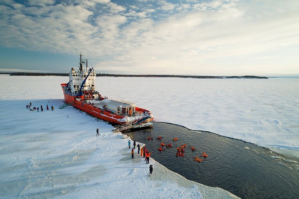 Polar Explorer Icebreaker Cruise and Floating (with Flexible Shuttle Bus) – Finntation Travels